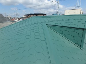 屋根塗装後