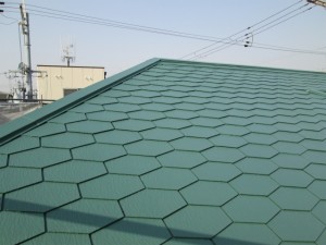 屋根塗装後