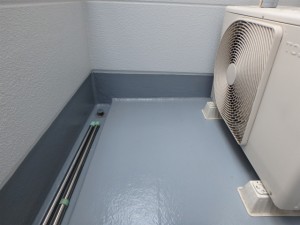 ベランダ床塗装後