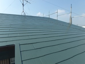 屋根塗装後