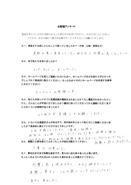 アンケート
