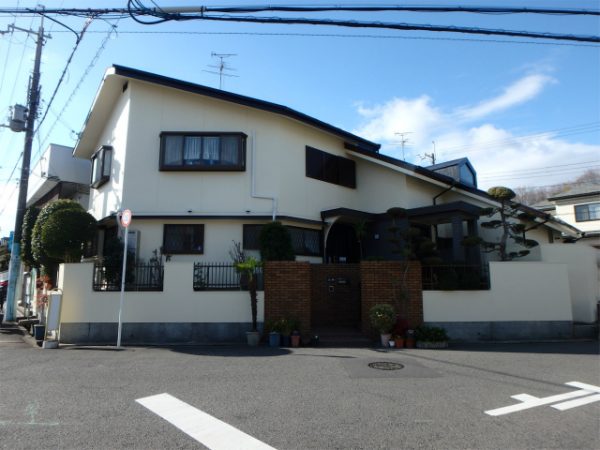 大阪狭山市の塗装完成の家