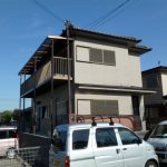 南河内郡の塗装完成の家