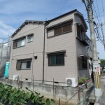 築33年 モルタル壁塗装・カラーベスト塗装（藤井寺市）
