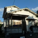塗装完成の家