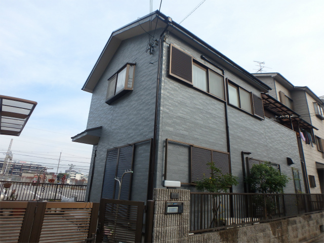 藤井寺市の塗り替え完成の家