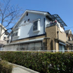 大阪狭山市の二色分けの戸建住宅