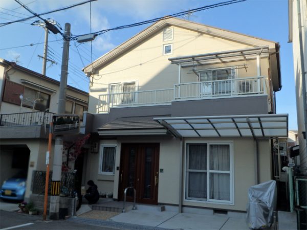 外壁塗装・屋根塗装(遮熱シリコン)・ベランダ防水工事