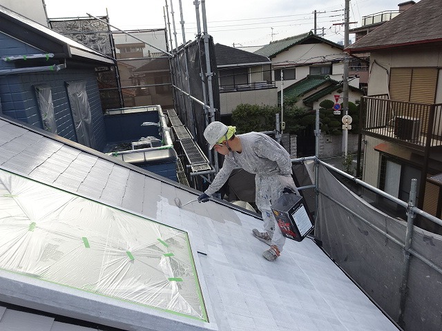 ヘーベルハウス　屋根塗装