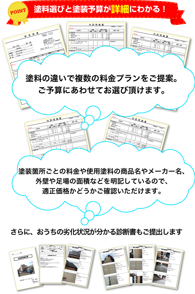 複数のお見積もり提出