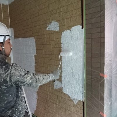 外壁下塗り