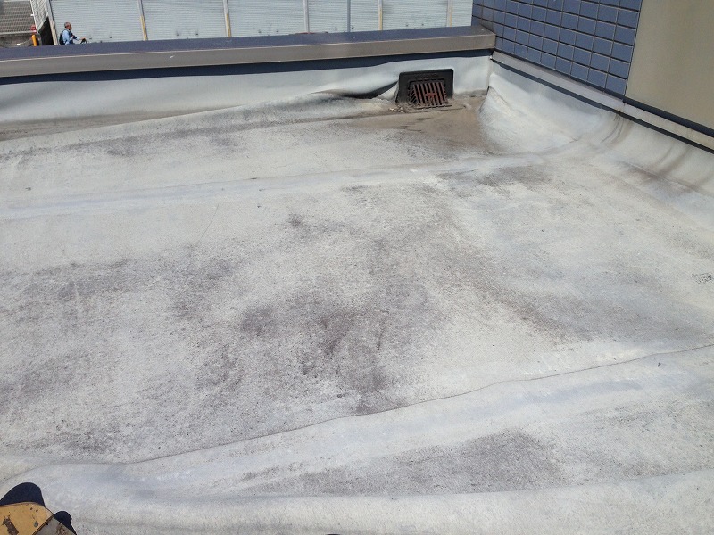 屋上の塩ビシート防水