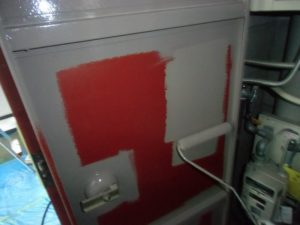 PS扉のシリコン塗装