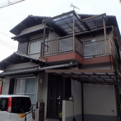 外壁塗装後の全体のお住まい