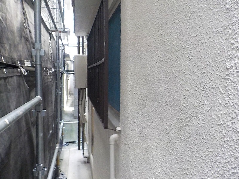 剝がれてしまった外壁の修繕後