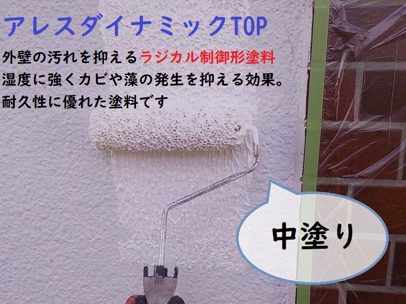 アレスダイナミックTOPでの中塗り