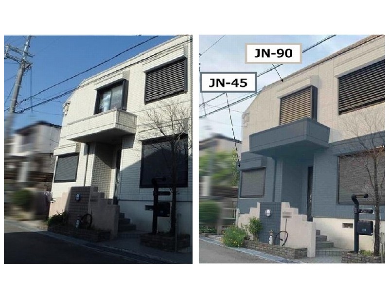 外壁塗装の色決めにカラーシミュレーションを取り入れよう　池田市の事例