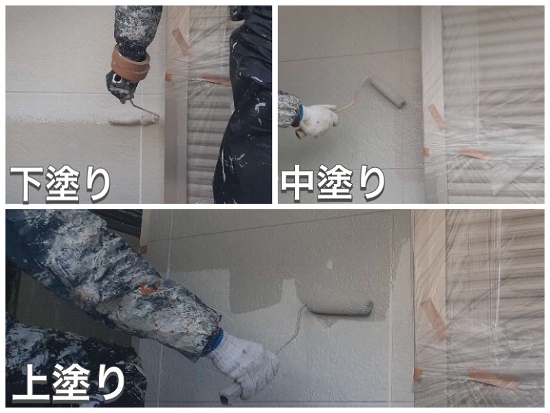堺市にて塗装メンテナンスで外壁の雨漏り対策