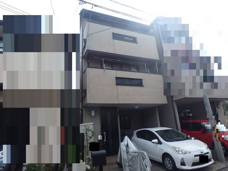 堺市にて外壁の塗り替えをご検討中のため現場調査に伺いました