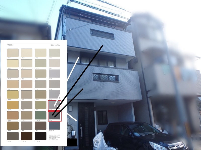 堺市にて戸建ての塗り替え完成しました（総額約104万円）KP-70・KP-50使用