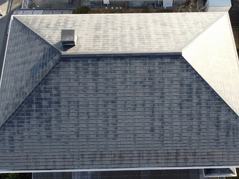 堺市のヘーベルハウスの屋根の状態