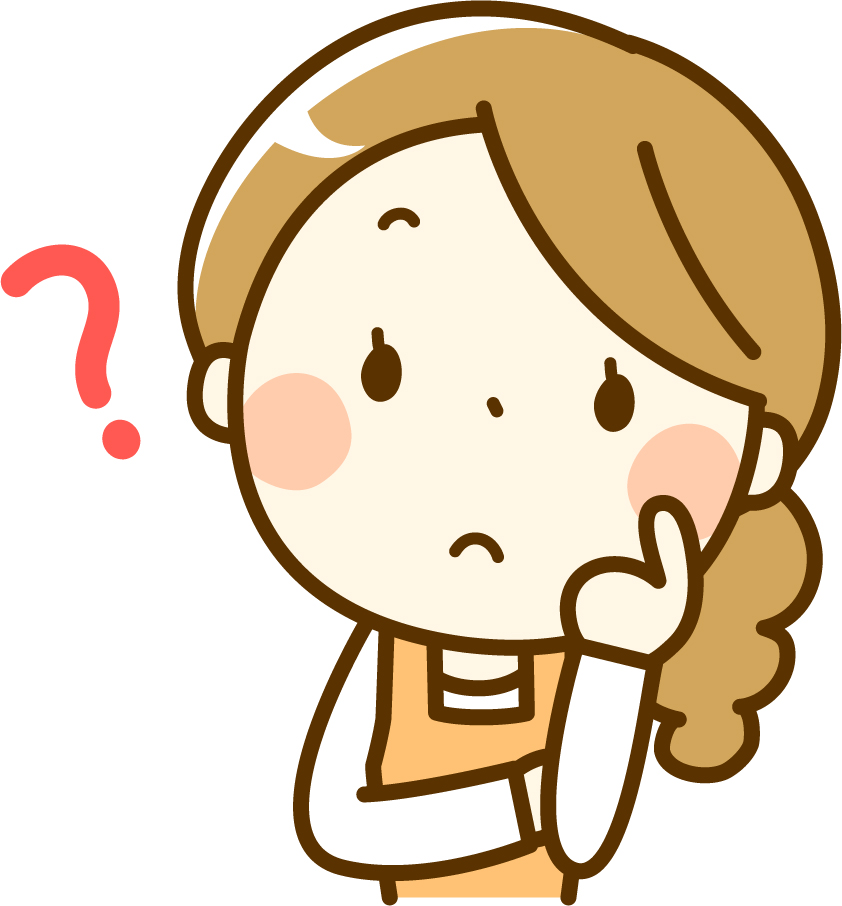 悩む女性のお客様