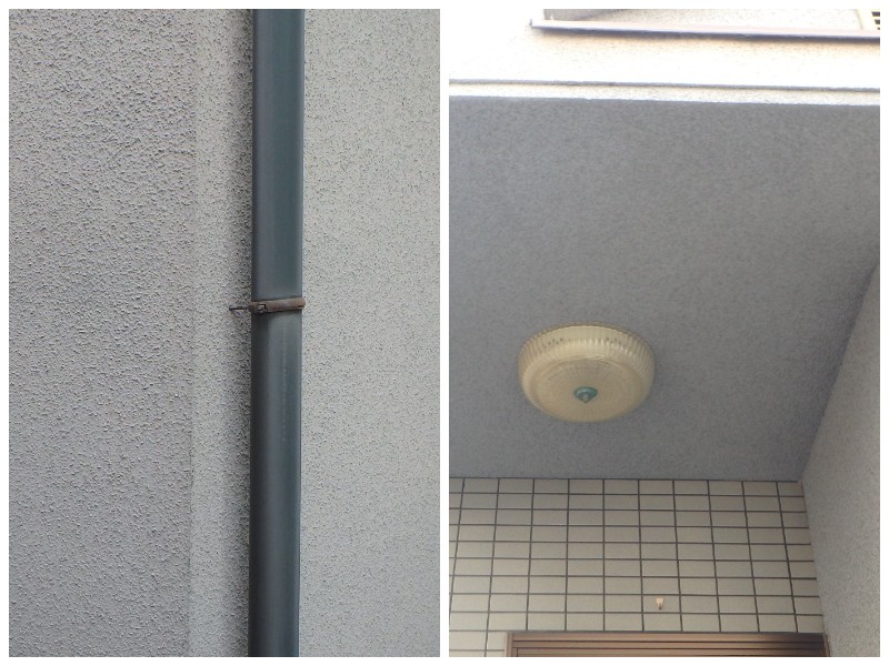 松原市にて外壁修理のお見積り提示に伺いました　付帯部の劣化