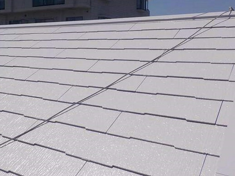 スレート屋根の屋根塗装完了