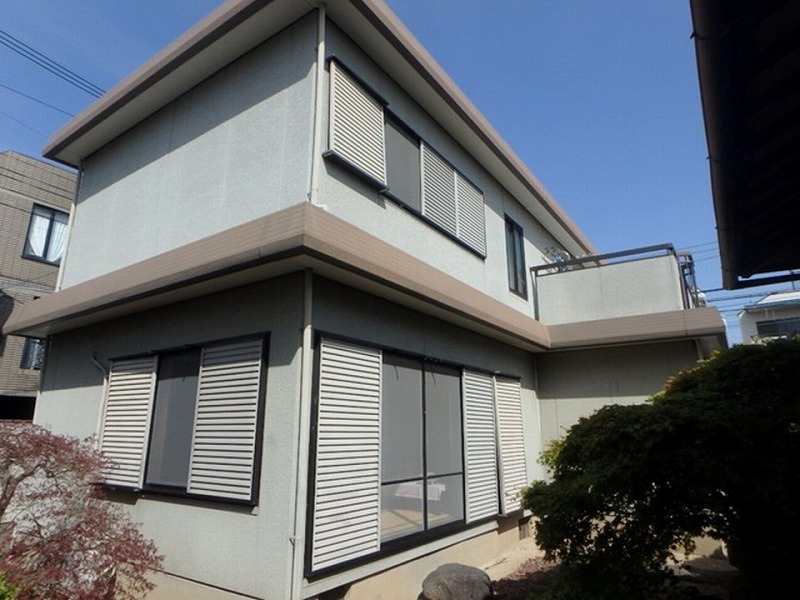大阪市住吉区の外壁とコーキングの劣化診断を受けたセキスイハイムの住宅