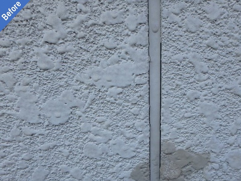 外壁塗装前の目地のコーキング