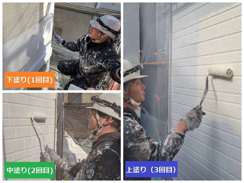 和泉市にて外壁塗装でツートンに変身した事例 費用は約90万円 アレスダイナミックTOPで外壁塗装