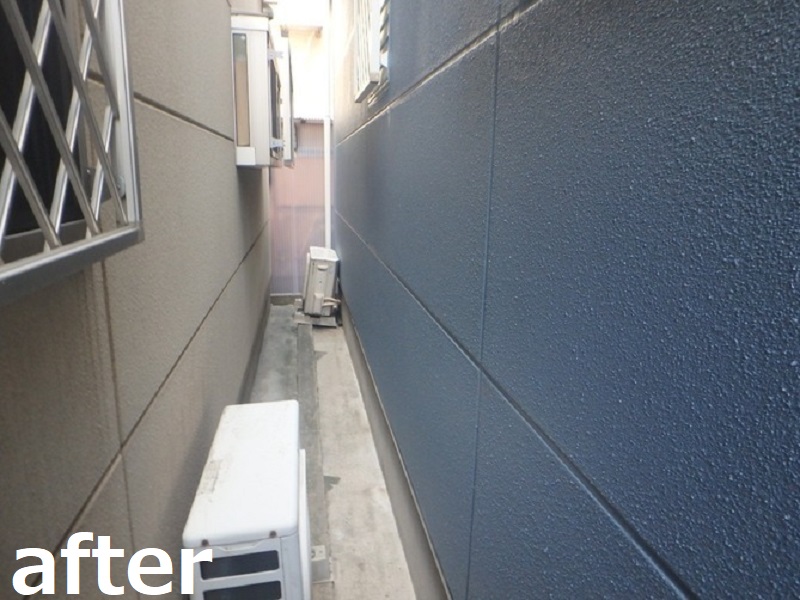 松原市にて塗装工事で外壁の防水性をUP！費用は約97万円 施工後