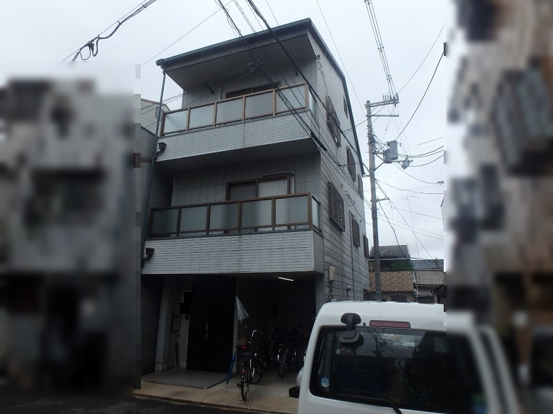 大阪市にてシーリング工事と外壁塗装で雨漏り予防を実施しました 施工前
