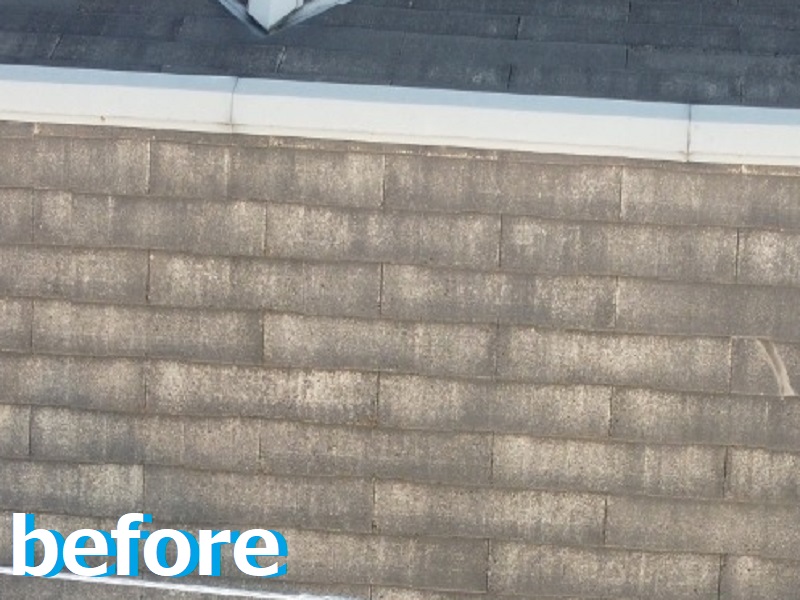 和泉市にて屋根塗り替えを実施 かかった費用は約16万円です 施工前