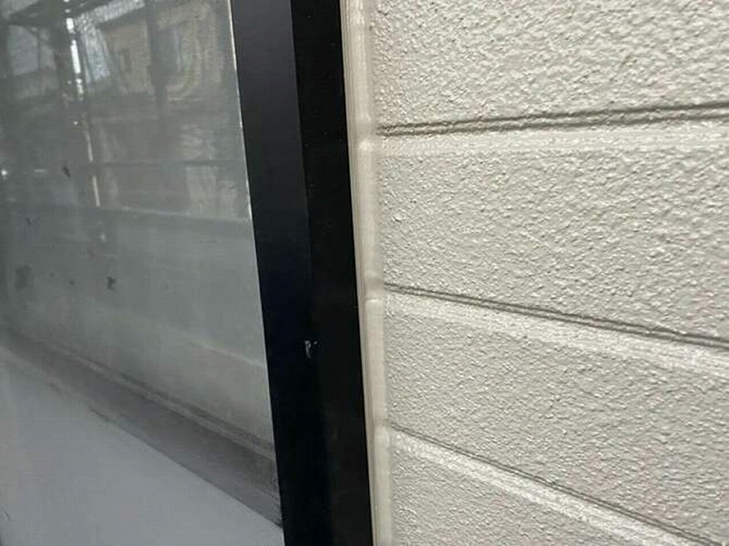 窓枠廻りのタッチアップ完了