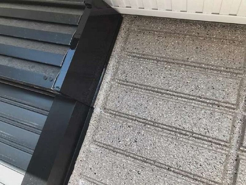 シャッターBOXの塗装完了