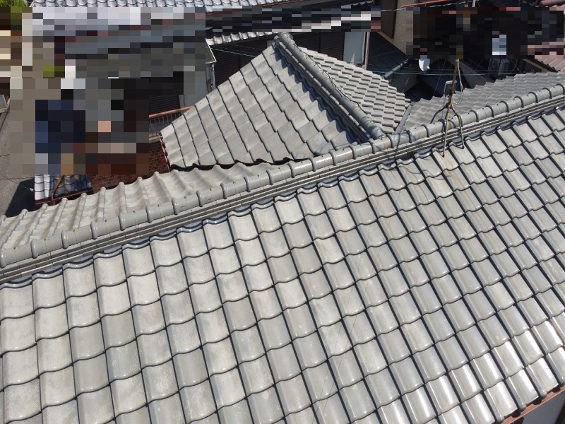 羽曳野市 屋根修理の値段は約155万円（葺き替えでの屋根修理）漆喰の劣化
