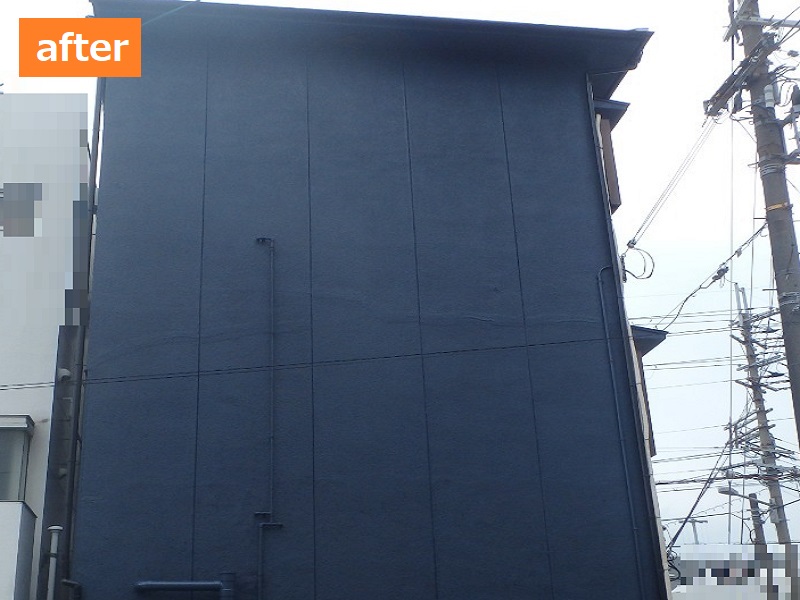松原市にて築30年のお住まいを外壁塗装で綺麗にさせて頂きました　施工後