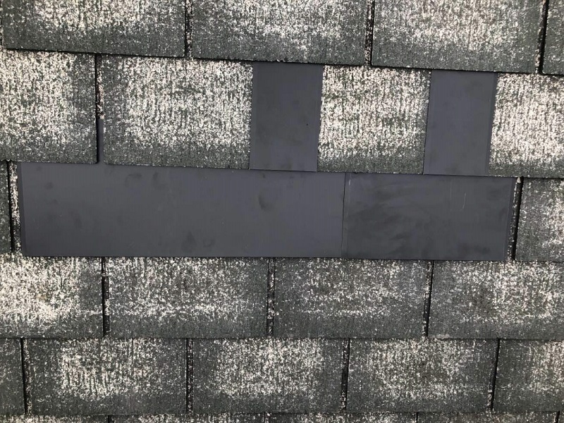 羽曳野市のスレート瓦にて屋根塗装と補修をさせて頂きました 差し替え補修
