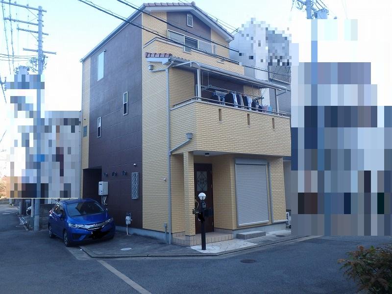 外壁塗装 茶色 茶色と黄色の組み合わせ