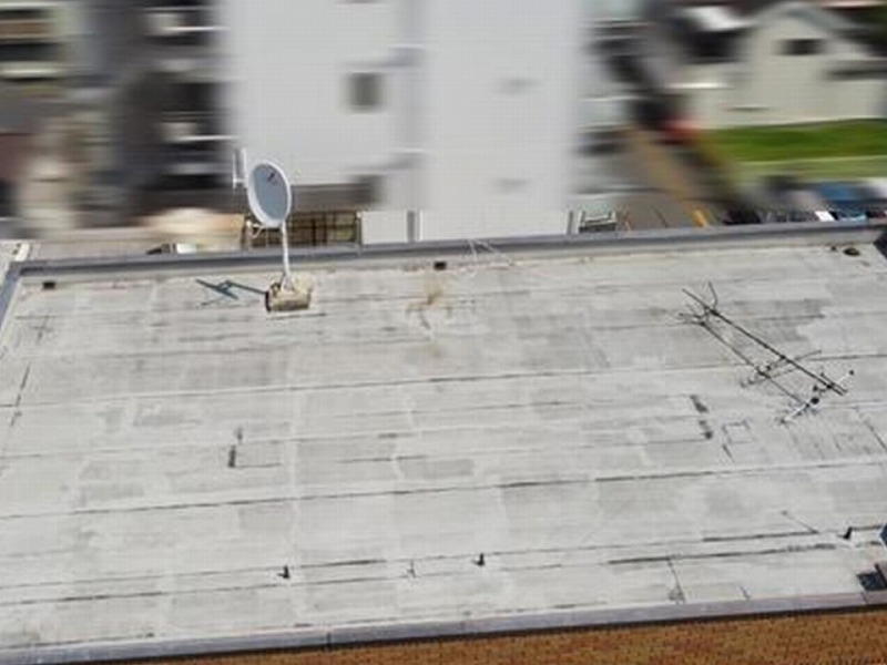マンション屋上の防水層