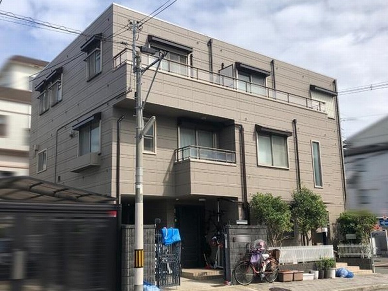 大阪市生野区の塗り替え後の旭化成ヘーベルハウス