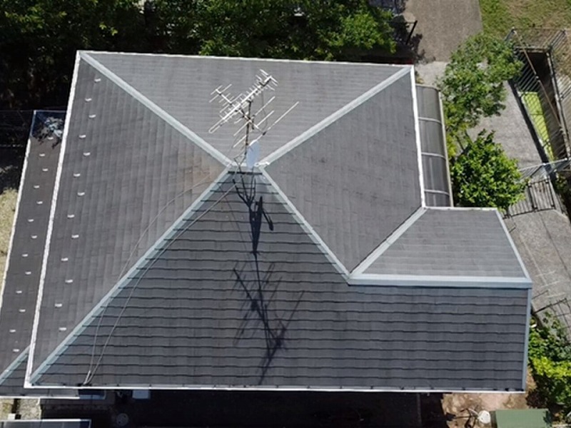 三井ホームのスレート瓦の屋根