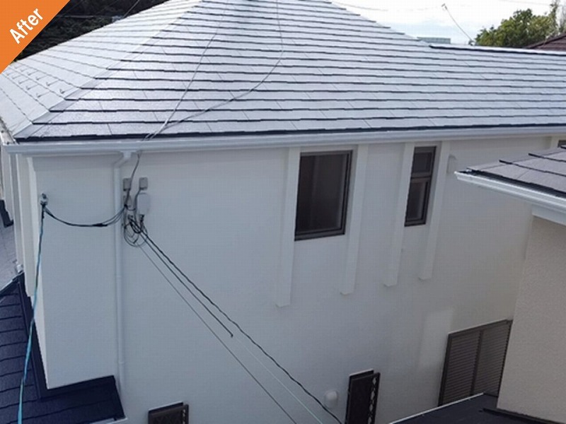 屋根塗装後の三井ホーム