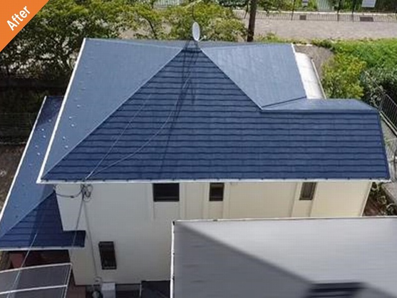 屋根・外壁塗装後の三井ホーム