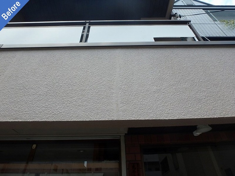 外壁塗装前のマンションALC