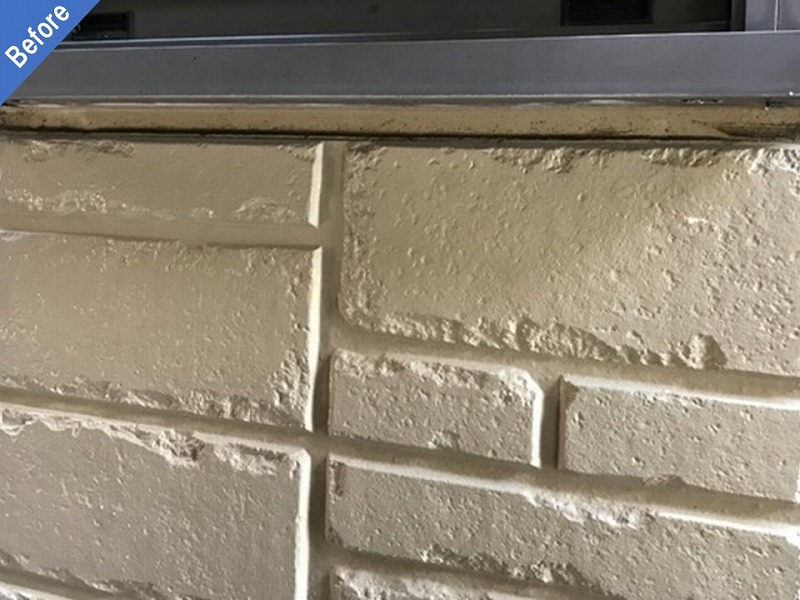 外壁塗装前の窯業系サイディング