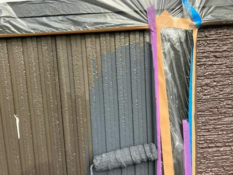 外壁の中塗り（AZE-330）