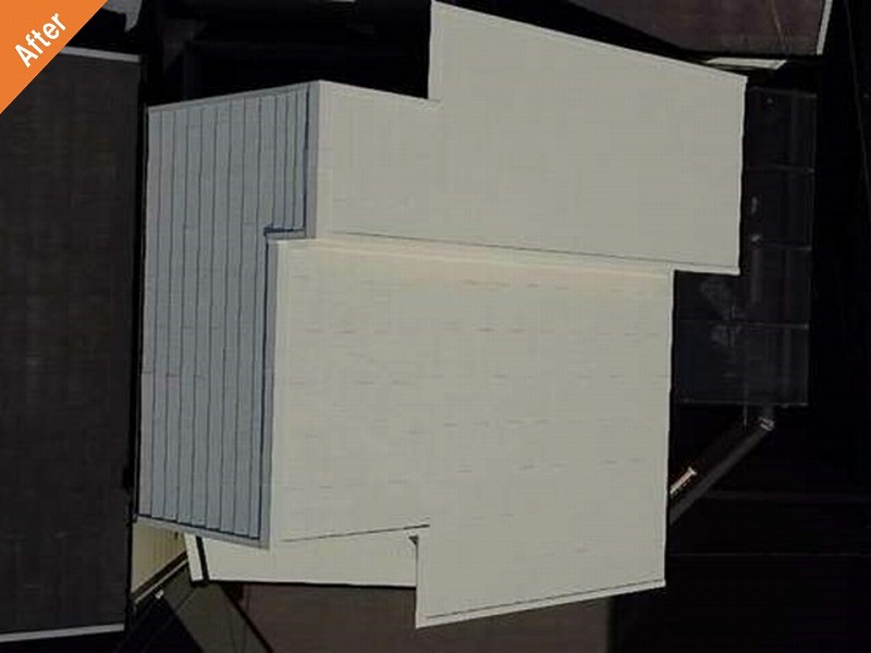 大阪市住吉区の屋根塗装後のスレート瓦
