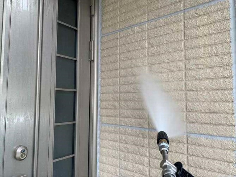 外壁の高圧洗浄工事
